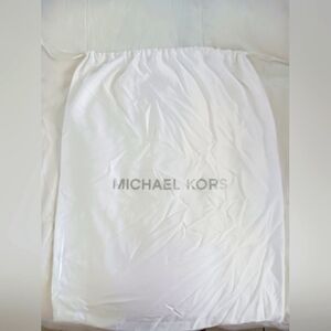 Large white satin Michael kors dust bag